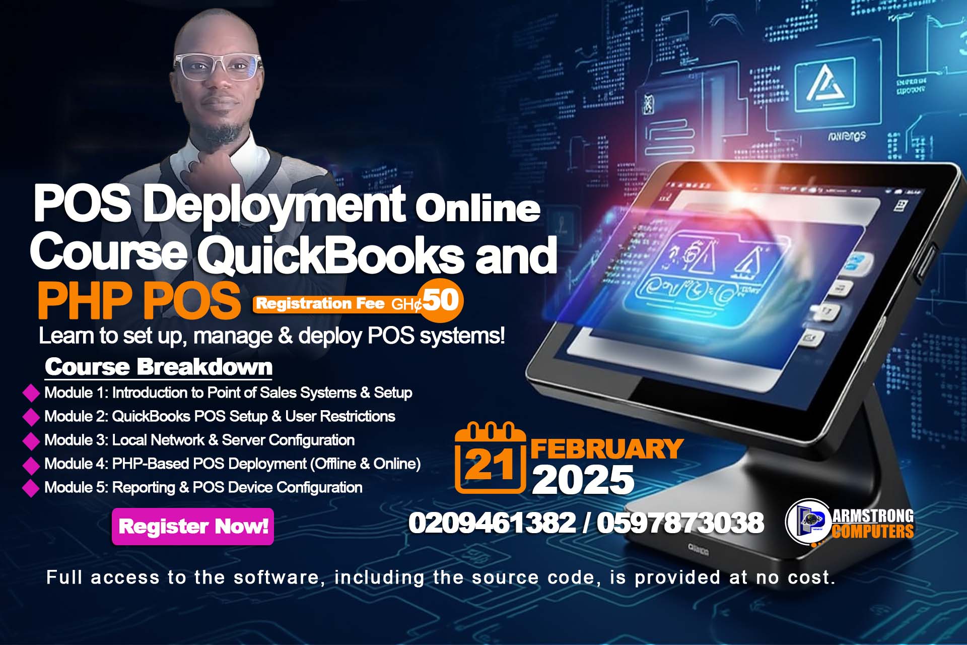 Point of Sales Deployment (QuickBooks & PHP POS)  by Armstrong Computer College